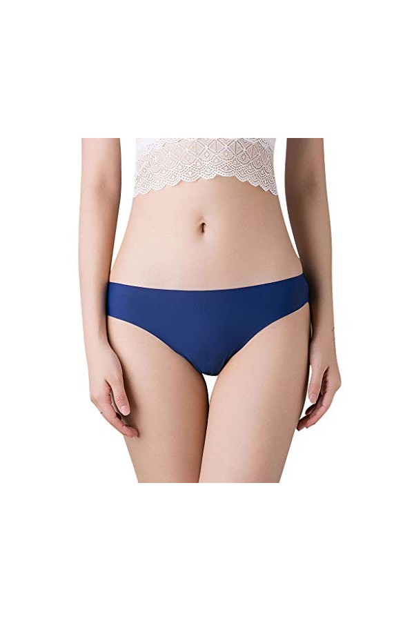 LIBELLEFLY Slip sexy string pantalon culotte sous-vêtements femme dentelle bragas mot sexy costume pour femme taille L, bleu,