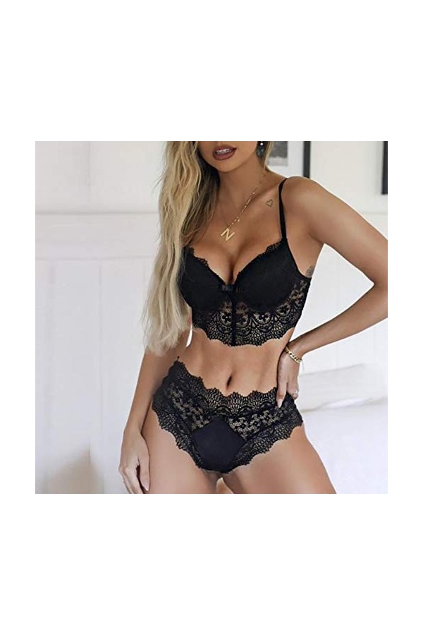 2023 Nouveau style Y23-K - Pyjama sans fil - Sous-vêtements M-3XL - Lingerie avec nœud papillon - Ensemble soutien-gorge sexy