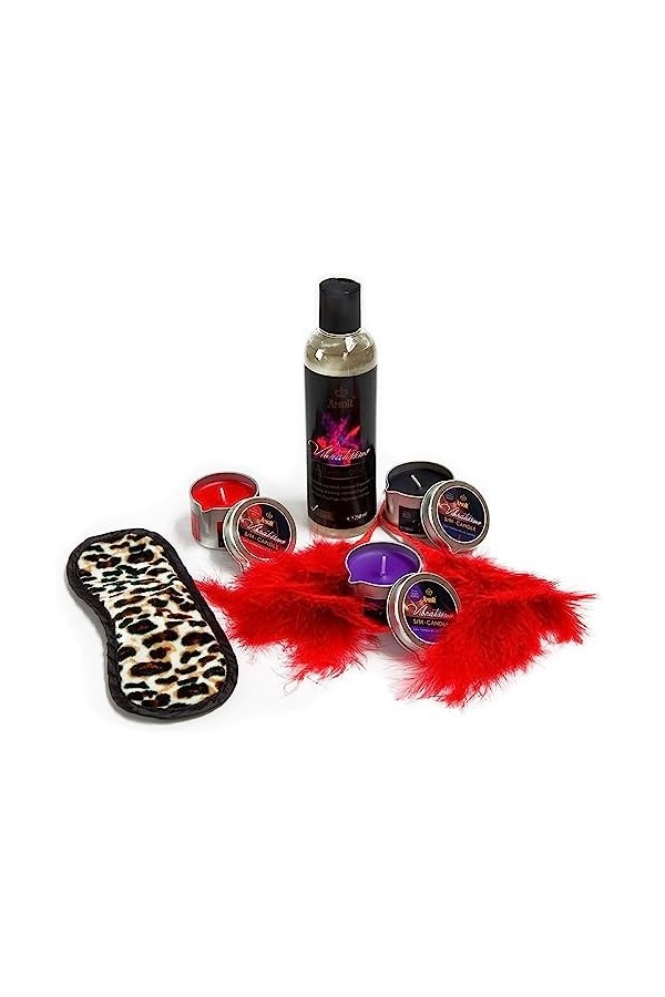 VIBRATISSIMO S/M Bougie Burning Red 50 ml I Bougie basse température rouge I Cire de bougie de qualité supérieure I Bougie go