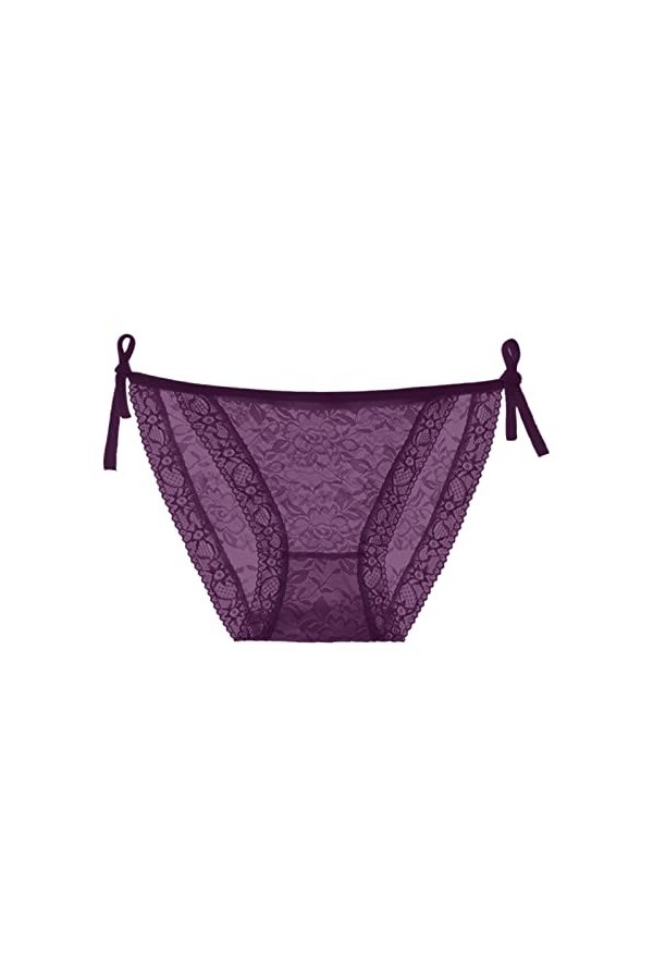 PANPANY Culottes pour Femme Panties sans Couture Soutien-Gorge Multipack Dentelle Tanga Confortables Taille Basse Femme Multi