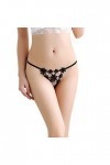 Pdakieyxnd G Lingerie Sexy Low Women Femmes Thong Culotte Taille Sexy sous-vêtements Corde Dentelle Lingerie Sexy Body