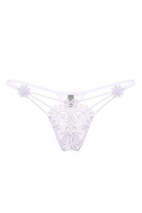 Gelb&Schwarz Body Rouge Longue Femmes Dentelle Transparent Sexy Culottes Creux Tentation String Menstruelle Dentelle White, 