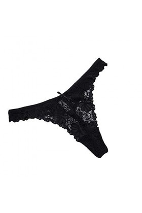 Générique sous-vêtements Culottes Lingerie Briefs Respirants Femmes Sexy Voie-Through Lacet strongs Lingerie Cuir Ouverte