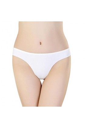 ZYUEER Culottes Femmes Lingerie String Strings Sexy, Thong Leotard Panty Culottes Invisibles Tanga Kawaii Pas Cher Blanc 