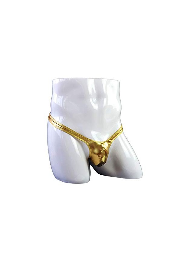 Générique Slip en Cuir Verni Confortable pour Hommes sous-vêtements Sexy pour Hommes Chemise De Sommeil en Flanelle pour Homm