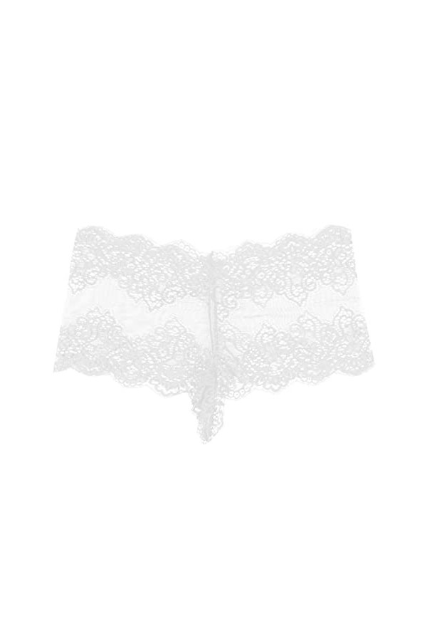 Générique Lingerie Sexy Femme Dentelle Dos NuErothique sous-vêtements Amusants pour Femmes en Dentelle avec Plat et Taille Ha
