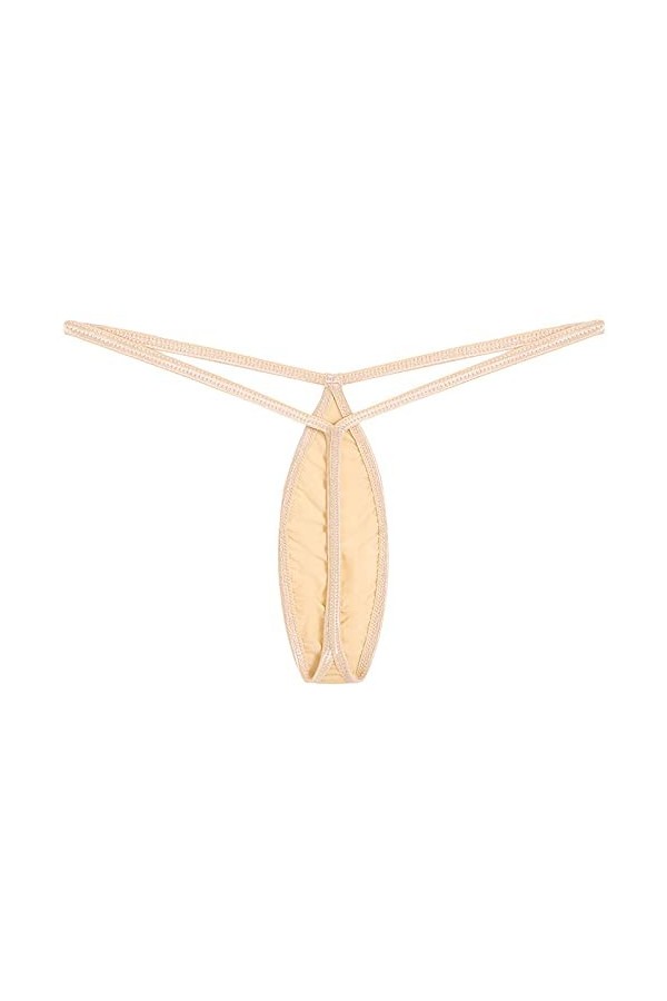 Femmes String Sexy Une PièCe Ceinture Mince String Taille Basse Creux T-Pantalons Culottes Femmes Sexy Underwear Transparent 