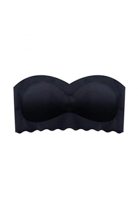 Betory Sexy Lingerie Soutiens-Gorge Gilet Court pour Femmes Ice Silk Air Bra Tank Top La Petite Poitrine Rassemble Aucun Haut