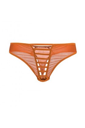 Mode sexy sexy dentelle ruban sous-vêtements pour hommes sous-vêtements sexy pour hommes lingerie rouge dames, Orange, taille