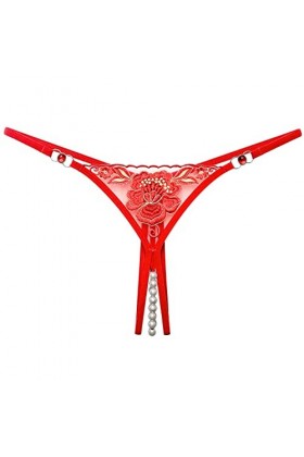 PANPANY Culottes pour Femme sous Vetements Soutien-Gorge Culottes Panties Taille Basse Dentelle Tanga Confortables Multipack 