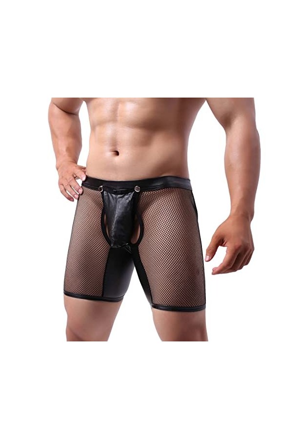 2023 Nouveau - Culotte sexy pour homme - Culotte sexy pour garçon 12, Noir , S