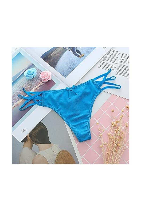 PANPANY Culottes pour Femme Femme Panties Soutien-Gorge Confortables Tanga Slips Multipack sans Couture sous Vetements Multic