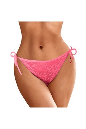 PANPANY Culottes pour Femme Panties sans Couture Soutien-Gorge Multipack Dentelle Tanga Confortables Taille Basse Femme Multi