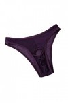 String Blanc Coton Sexy Hole Underpant T-Back Passion Men Body Vert Purple, One Size 
