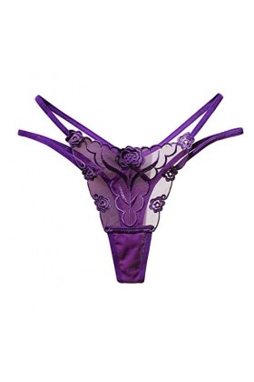 Générique Ladies Thong sous-vêtements Dentelle Femmes Thong Culottes Briefs Pantalons Sexy Lingerie Hyper Sexy Ouverte