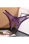 Générique Culotte Entrejambe Basse Taille Ouverte Culotte en Dentelle Culotte sous-Vêtements Sexy Femme Culotte Femme Menstru