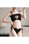Ghemdilmn Ensemble de lingerie sexy pour femme, chat, fille, costume cosplay, chemise de naissance, hôpital