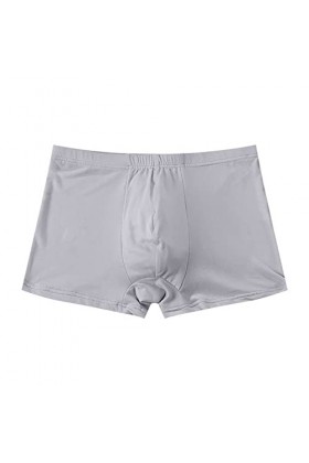 Sous-vêtements pour homme - Boxer rétro - Respirant - En soie glacée - Sexy - Sous-vêtements imprimés - Lingerie sexy - Pour 
