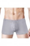 Sous-vêtements pour homme - Boxer rétro - Respirant - En soie glacée - Sexy - Sous-vêtements imprimés - Lingerie sexy - Pour 
