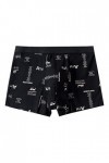 Beokeuioe Low Rise Boxer en coton élastique pour homme, b noir, XL