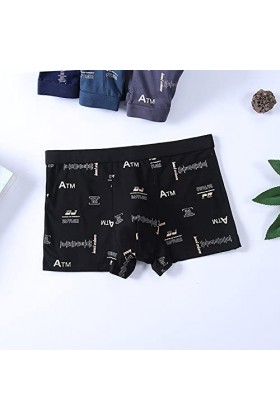 Beokeuioe Low Rise Boxer en coton élastique pour homme, b noir, XL