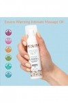 Exsens Huile Massage Noix de Coco Chauffante/Comestible Texture Douce