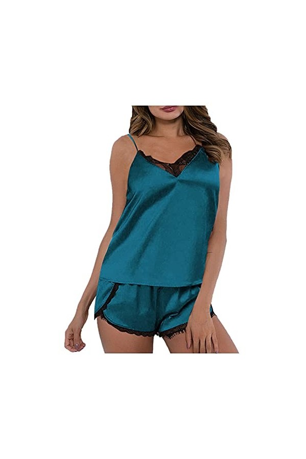 2023 Nouveau style Y2 - Vêtements de nuit pour femme - Ensemble de pyjama pour femme - Ensemble de lingerie sexy en dentelle 