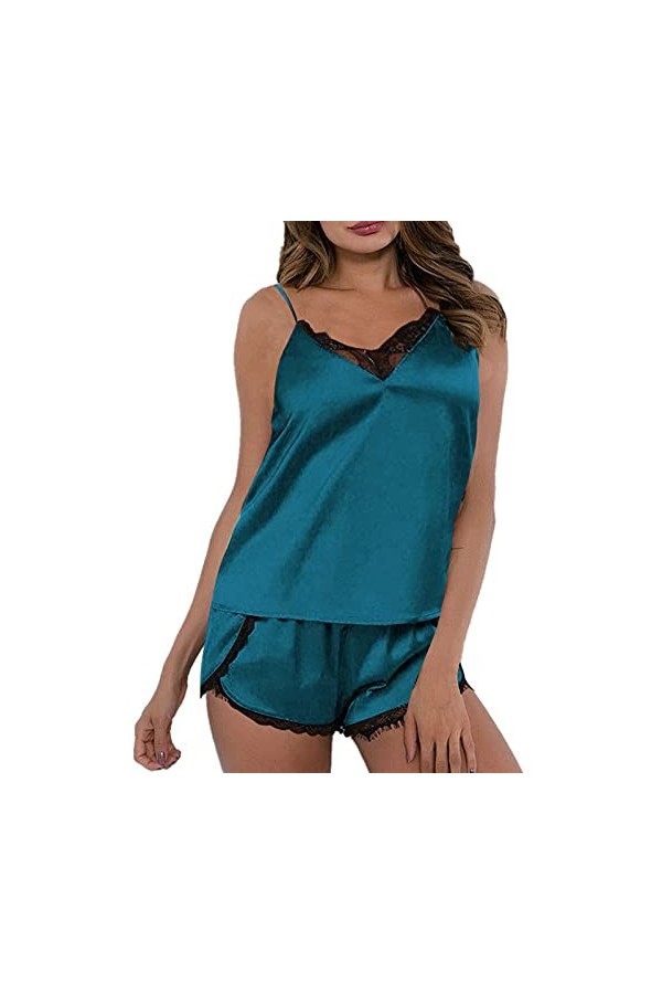 2023 Nouveau style Y2 - Vêtements de nuit pour femme - Ensemble de pyjama pour femme - Ensemble de lingerie sexy en dentelle 