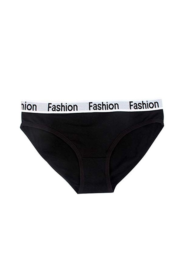 Sous-vêtements sous-marins S-XL Pyjama court en coton Sous-vêtement Lingerie Femme Ensemble élégant, Noir , XL