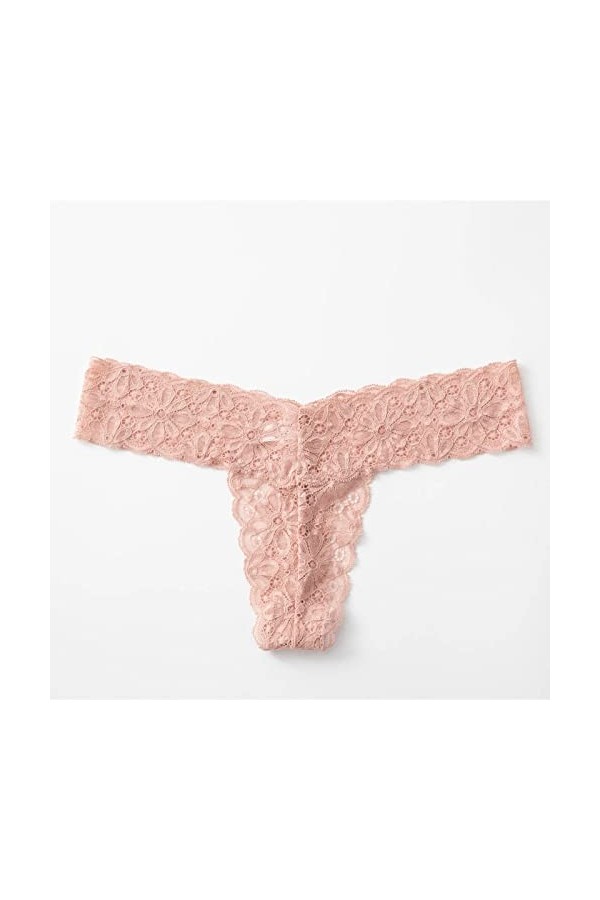 LULER Maillot de bain stretch pour femme - Avec dentelle - 5 couleurs - Confortable - Sexy - Avec bas, Rose, S