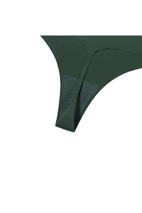 LULER Hot Girls Sexy Low Waist Panty Sous-vêtements Bikini sans couture Thongs Sous-vêtements Solid Nylon Ice Silk Femmes Sou