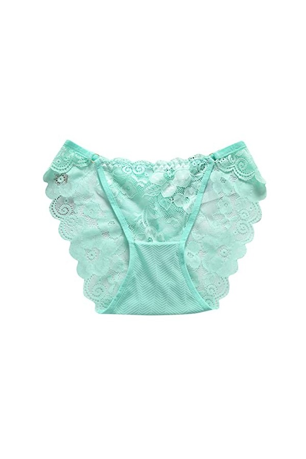 PANPANY Culottes pour Femme Sexy Panties Soutien-Gorge Dentelle Culottes Taille Basse Multipack Confortables Tanga Femme sans