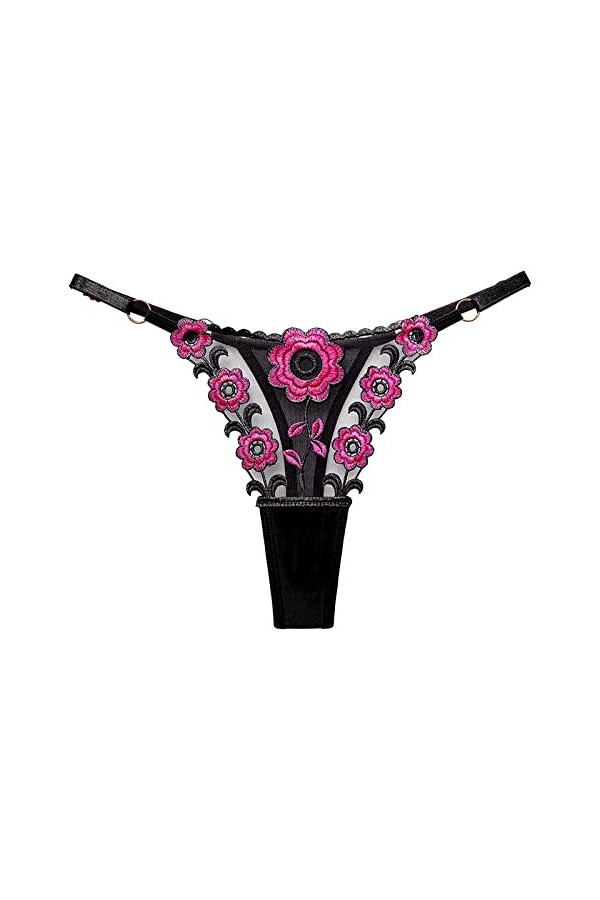 PANPANY Culottes pour Femme Confortables Multipack Soutien-Gorge Panties Tanga Taille Basse Slips sous Vetements Sexy sans Co