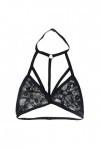 Lingerie Sexy pour Femme Soutien-Gorge en Dentelle Florale pour Femmes Deep V Sexy Bralette Lingerie Ensemble USA Black, L 