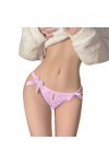 MianYaLi String Et sous-vêtements Sexy en Dentelle pour Femmes avec des Slips de Lingerie de Minuit Mignons Jupe Sexy Pink, 