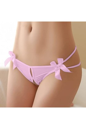MianYaLi String Et sous-vêtements Sexy en Dentelle pour Femmes avec des Slips de Lingerie de Minuit Mignons Jupe Sexy Pink, 