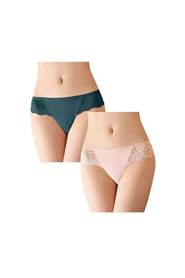 String pour Femme Sexy Mesh Culotte Lingerie erothique Sexy Grande Taille Femme Slip Sexy Dentelle Culottes Souples Lingerie 