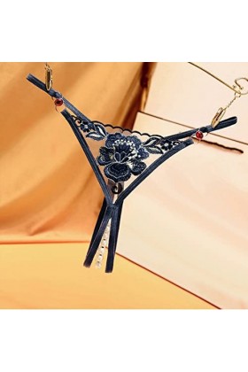 Jiabing Womes Dentelle sous-vêtements Culottes Sexy Doux sans Couture Slips Hipster Culottes pour Dames Bustier Dentelle Blan