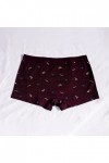 Beokeuioe Low Rise Boxer en coton élastique pour homme, A2 rouge., XL