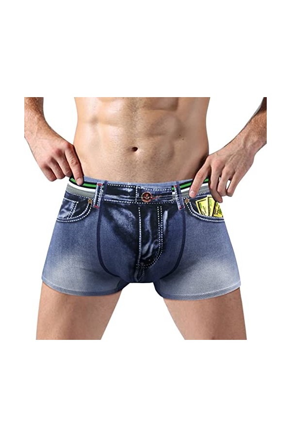 VaiKanhai Sous-vêtements sexy pour homme - Sous-vêtements doux - Culotte de bain - Sous-vêtements pour homme - Sous-vêtements