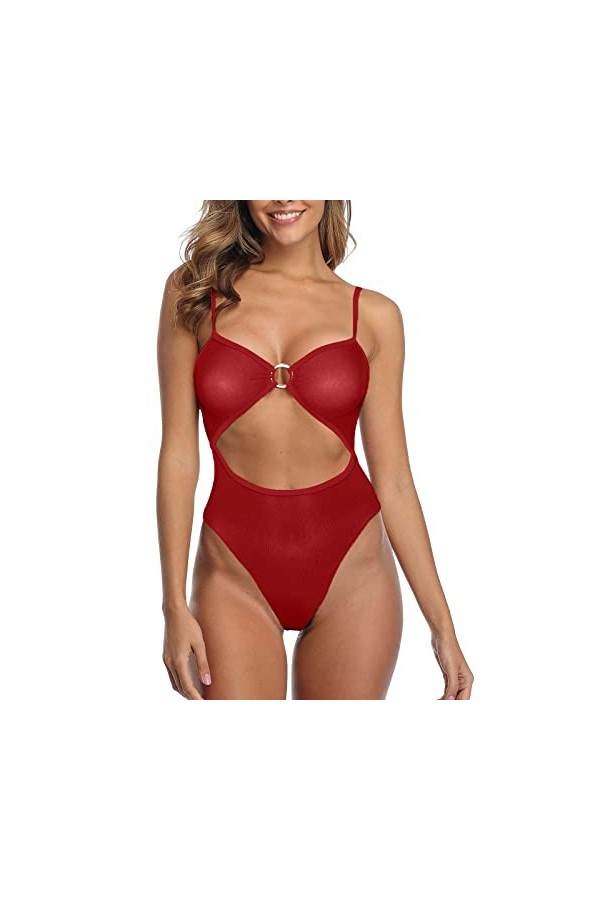 Lingerie Sexy Femme Coquine Hot Grande Taille Lingerie pour Femme Voir à Travers BodyOne Piece Sexy Mesh Thong Teddy Swimsuit