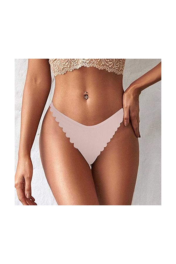 LIBELLEFLY Sous-vêtements sexy string sexy sans couture confortable taille basse tankini ensemble sexy résille lingerie sexy,