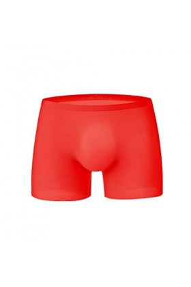 Lingerie Sexy Femme Coquine Hot Grande Taille Slips sans Soudure 3D One Piece Briefs Respirants pour Hommes Ice Boxer Silk Cu