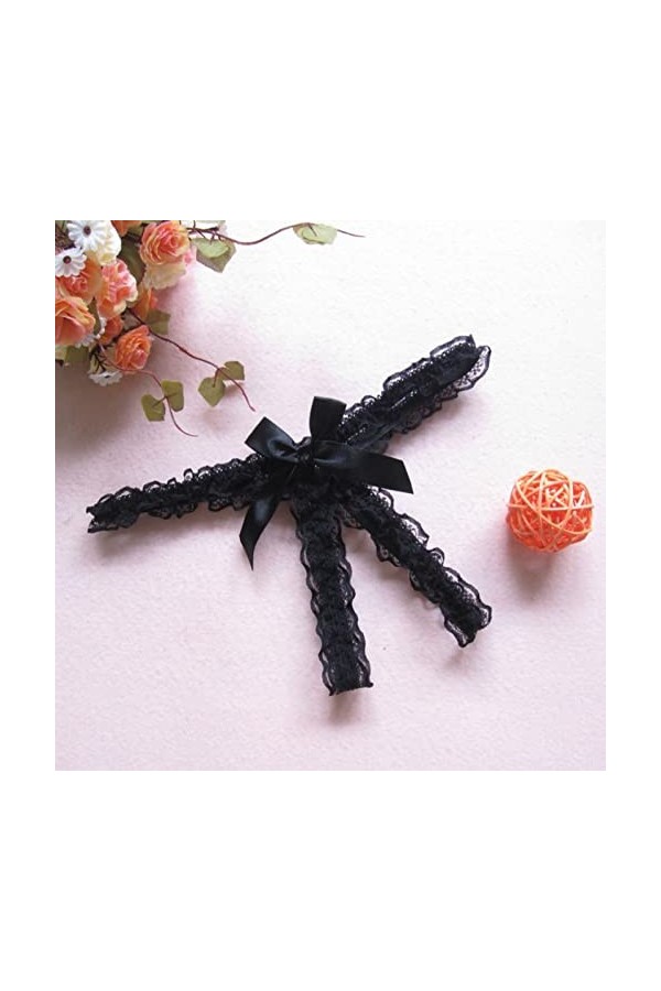 Culotte Sans Entrejambe Pour Femme Femmes Plus Taille Dentelle Sans Couture V String Femmes Sexy String Culotte Taille Basse 