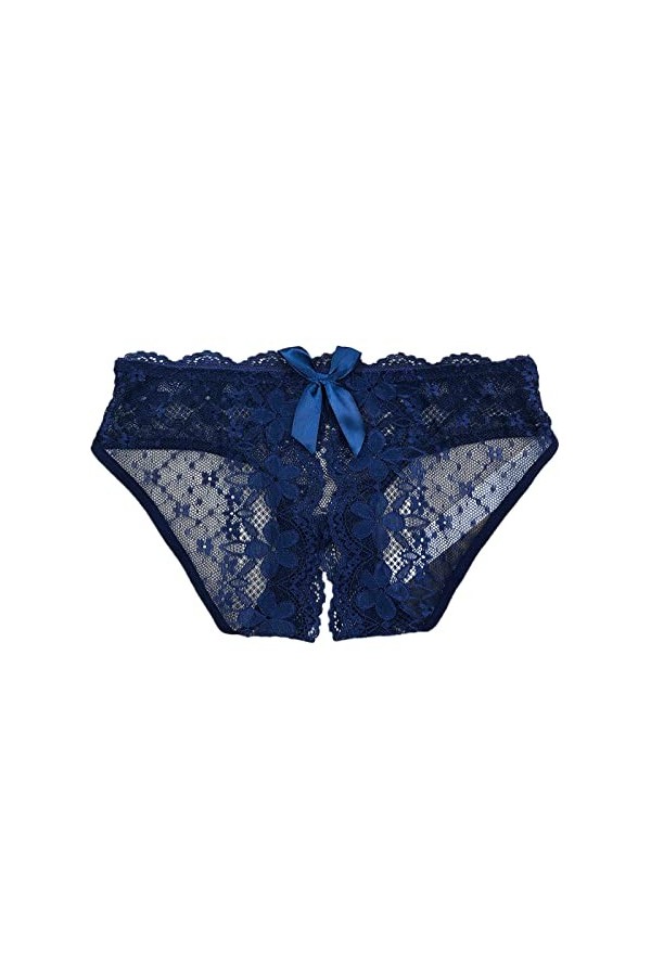 PANPANY Culottes pour Femme Taille Basse Panties Confortables Slips Femme Sexy Dentelle Tanga Multipack Multicolore sous Vete