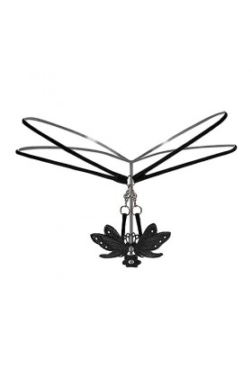 Générique Femmes Dentelle Sexy Culottes de sous-vêtements Strings Lingerie Respirant Coquine Hot Ouverte Culotte Ultra Gainan