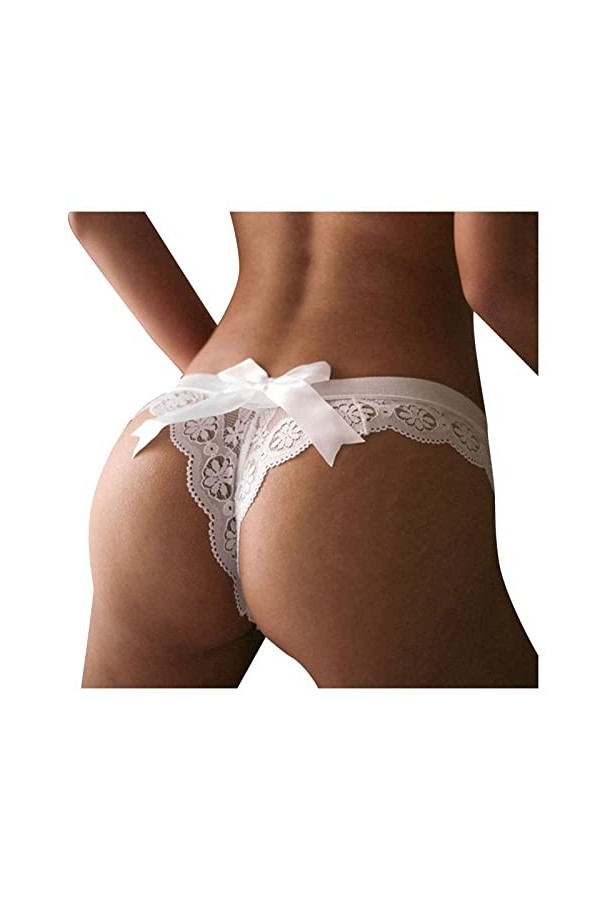 Générique Culottes pour Femmes Crochet Dentelle Dentelle jusquà Culotte Sexy Creux sous-vêtements Tenue Nylon Sexy
