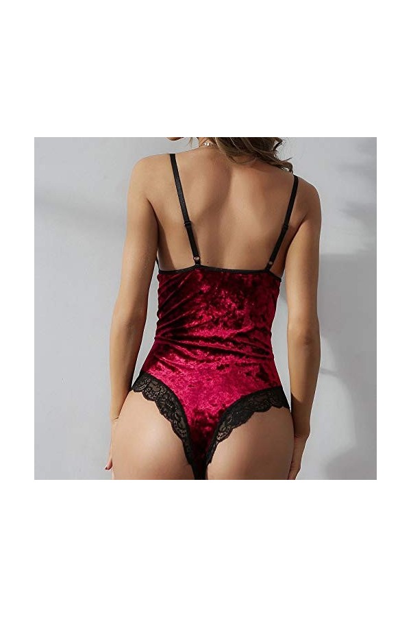 Nouveauté 2023 – Sous-vêtements en dentelle et flanelle – Lingerie pour femme – Grande taille – Lingerie pour costume sexy, b