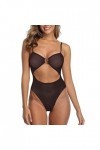 Lingerie Sexy Femme Coquine Hot Grande Taille Lingerie pour Femme Voir à Travers BodyOne Piece Sexy Mesh Thong Teddy Swimsuit