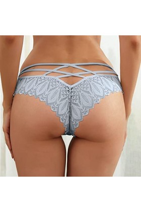 Junhasgood Mini Robe Sexy Hot Culottes pour Femmes Crochet Dentelle Dentelle jusquà Culotte Sexy Creux sous-vêtements Linger